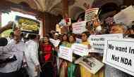 INDIA bloc protests at Parliament over 'discriminatory' Union Budget