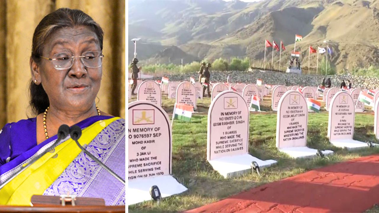 President Murmu offers tribute to soldiers on 25th anniversary of Kargil Vijay Diwas