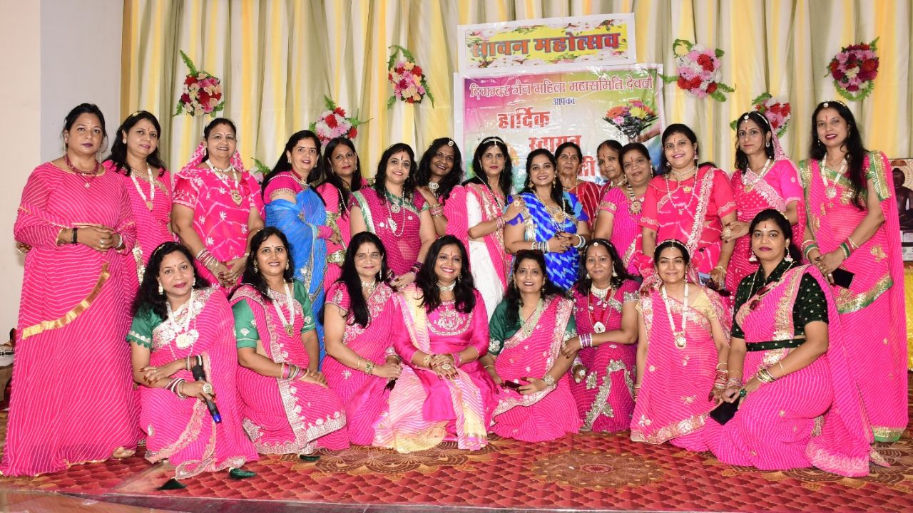 Jaipur: Women Shine at Digambar Jain Mahasamiti's Sawan Festival