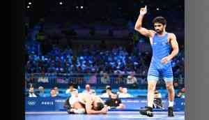 Paris Olympics: Aman Sehrawat clinches bronze in 57 kg freestyle wrestling event