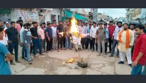 Protest Against Bangladesh Violence: Hindu Organisations Burn Effigy