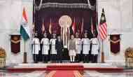 PM Modi receives Malaysia counterpart Anwar Ibrahim in a ceremonial welcome at Rashtrapati Bhavan