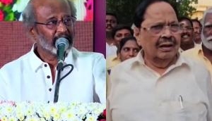 DMK Minister Durai Murugan hits back at Rajinikanth over 'old students' remarks