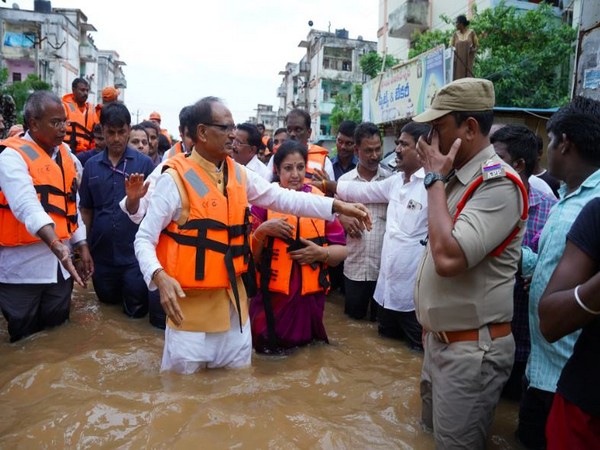 Union Minister Shivraj Singh Chouhan to continue his visit to flood affected Vijayawada and Khammam