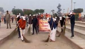 Ayodhya: Municipal corporation launches cleanliness drive ahead of Ram Janmabhoomi flag hoisting