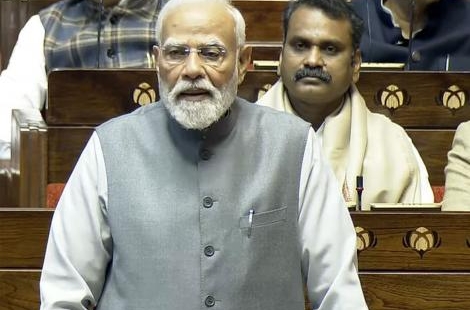 Parliament Winter Session: PM Modi welcomes Vice President, Rajya Sabha chairman CP Radhakrishnan to House