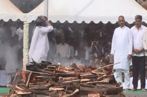 Ajit Pawar laid to rest with state honours in Baramati