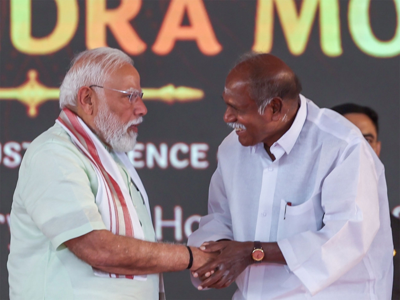PM Modi congratulates N Rangasamy on assuming charge as Puducherry Chief Minister