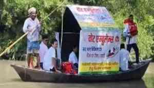 Bihar: Boat ambulances deliver medical aid in flood-hit Katihar