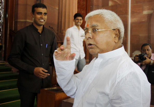 Lalu Prasad Yadav--Sonu Mehta/  Hindustan Times via Getty Images