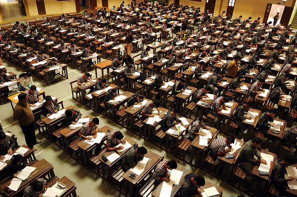 Examination Hall-- Arun Mondhe/Hindustan Times via Getty Images