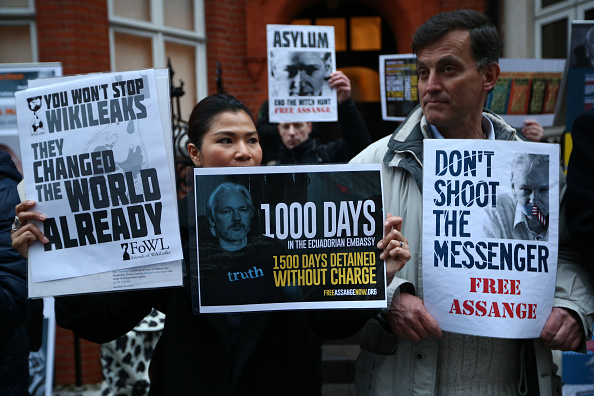 Assange protest_Getty