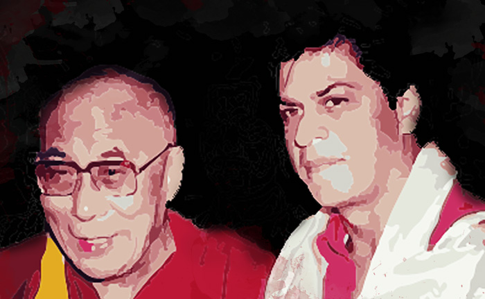 Shah Rukh Khan with The Dalai Lama