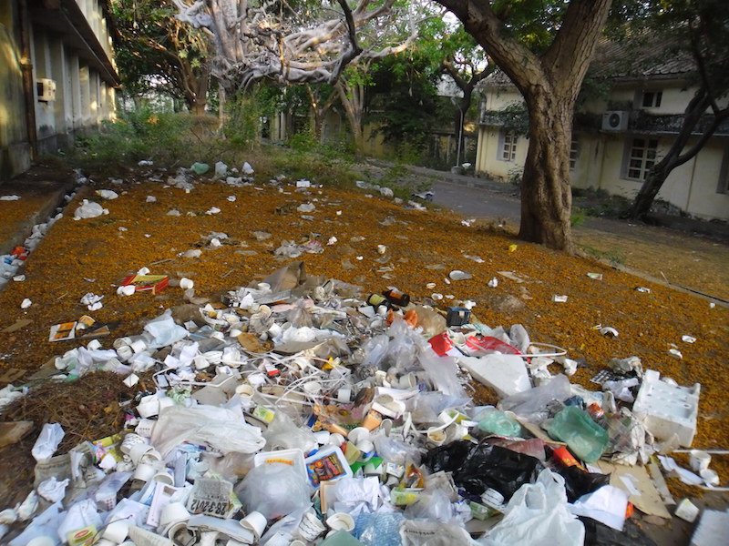 Garbage on Roadside