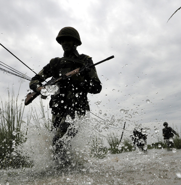 BSF Jawan (Photo: Nitin Kanotra/Hindustan Times/Getty Images)