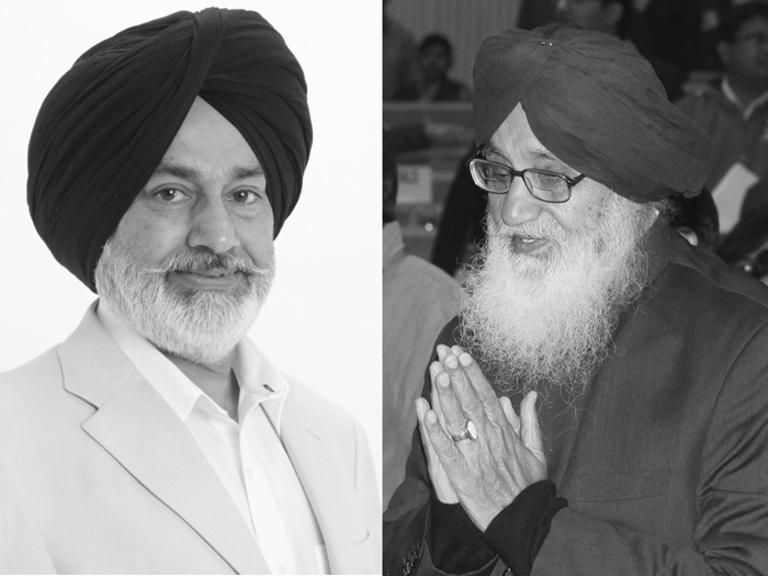 Parkash Singh Badal and Adesh Pratap Singh