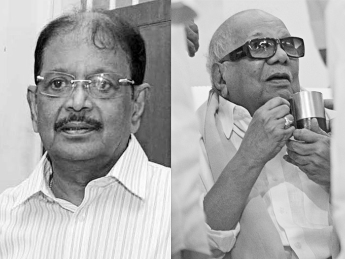M Karunanidhi, S Selvam and Aravindan