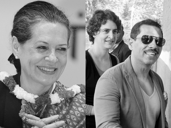 Sonia Gandhi and Robert Vadra