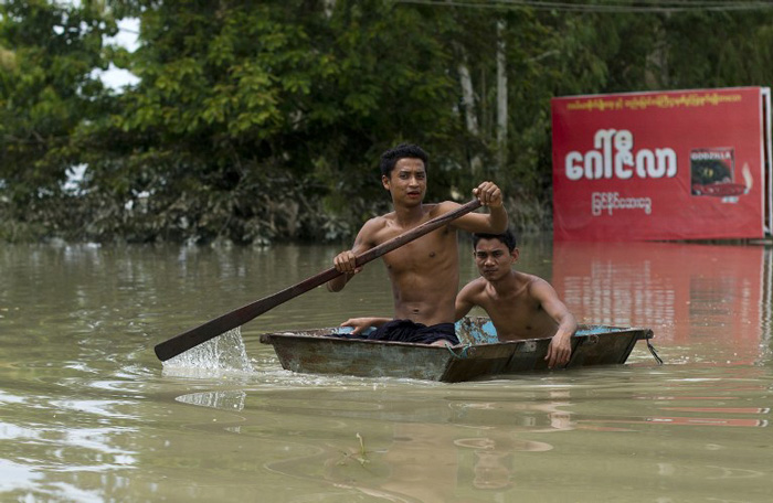 9-Myanmar_Floods_AFP PHOTO / Ye Aung THU