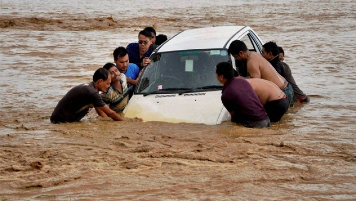 Manipur floods_PTI