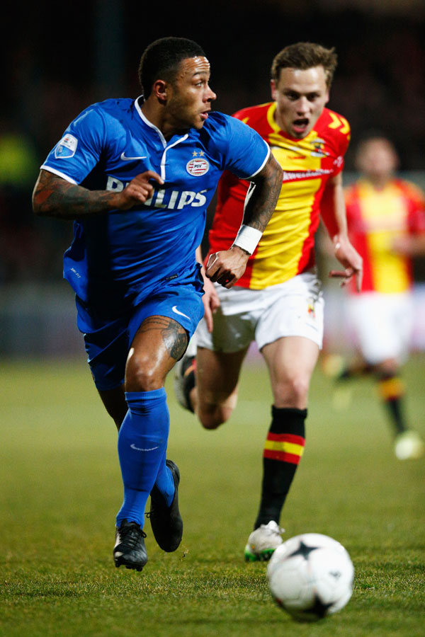 Memphis Depay. Photo: Dean Mouhtaropoulos/Getty Images