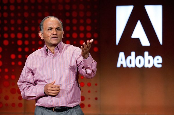 Shantanu Narayen (David Paul Morris/Bloomberg via Getty  Images) Live