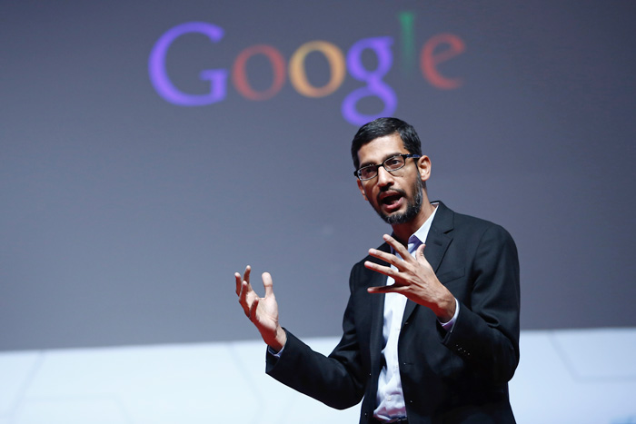 Sundar Pichai (Photo: Simon Dawson/ Bloomberg/ Getty Images)