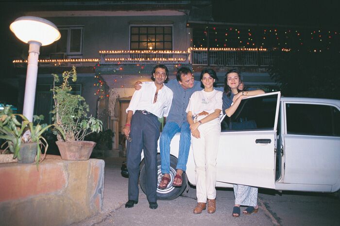 Sunil Dutt-Sanjay Dutt/ Fawzan Husain/The India Today Group/Getty Images