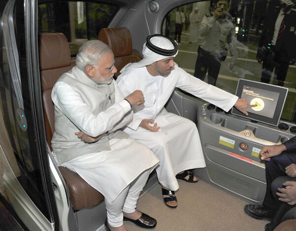 Modi in Masdar- PIB