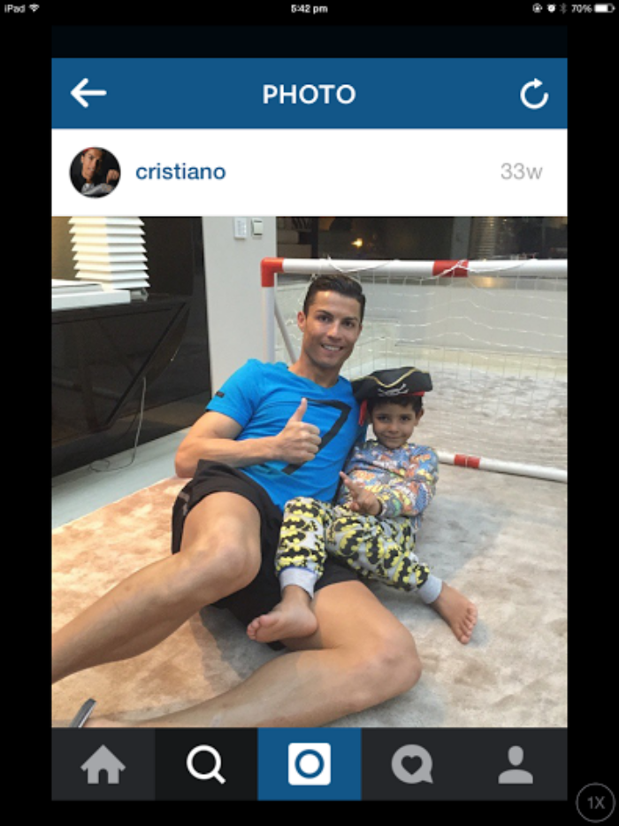 Cristiano Ronaldo 2 (Instagram)