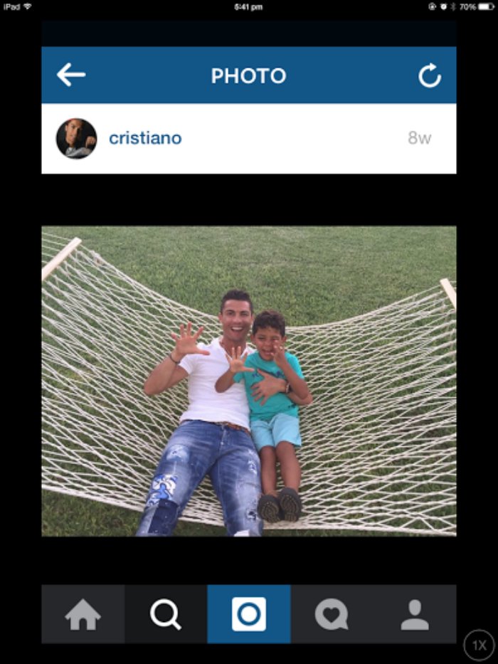 Cristiano Ronaldo 4 (Instagram)