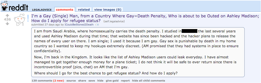 Ashley Madison Reddit