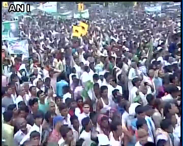 Bihar rally. Twitter/ANI_news