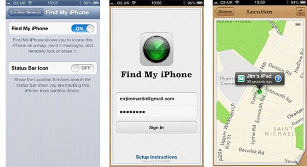 Find my iPhone- app