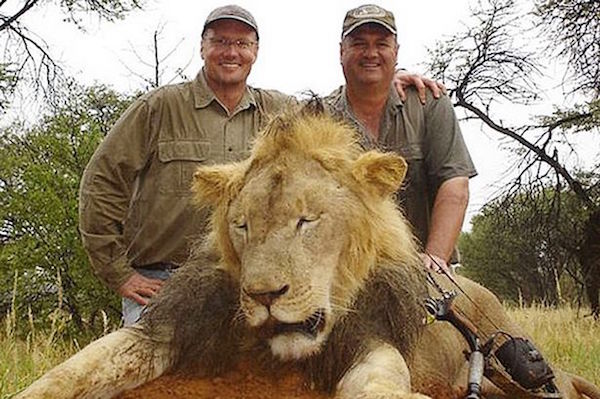 Walter Palmer with one hunting trophy from 2008 EMBED