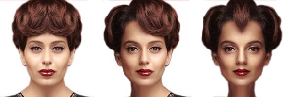 Kangna Ranaut symmetrical face