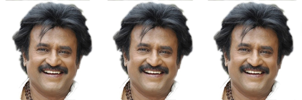 Rajnikant symmetrical face