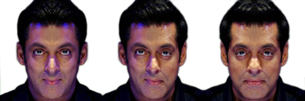 Salman Khan symmetrical face