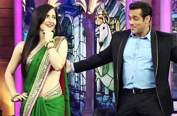 Elli Avram with Salman Khan