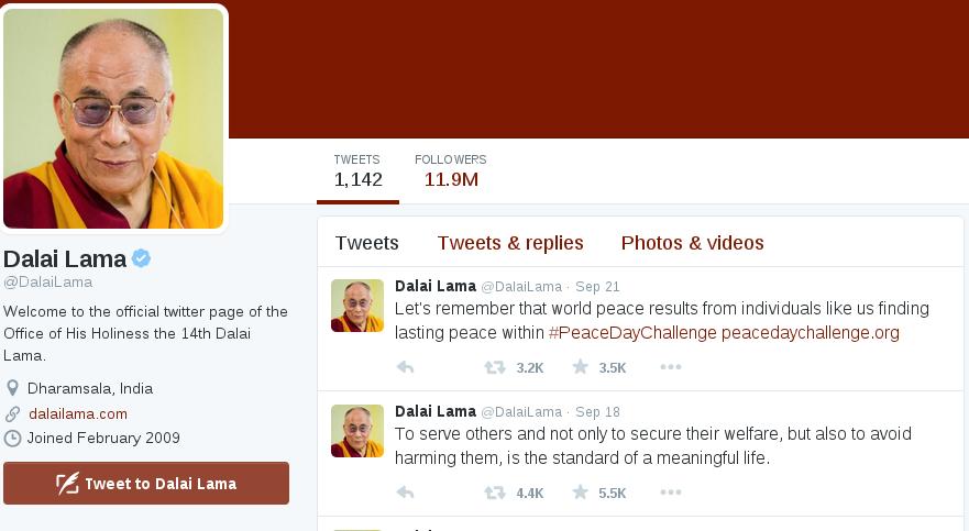 Dalai Lama_Twitter