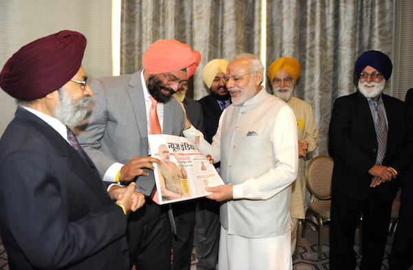 Narendra Modi Sikh community of San Jose