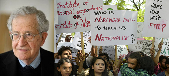 US academicians led by Noam Chomsky enter the FTII row, question Gajendra Chauhan