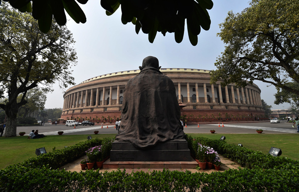 MP salaries/wire/Vipin Kumar/Hindustan Times via  Getty Images