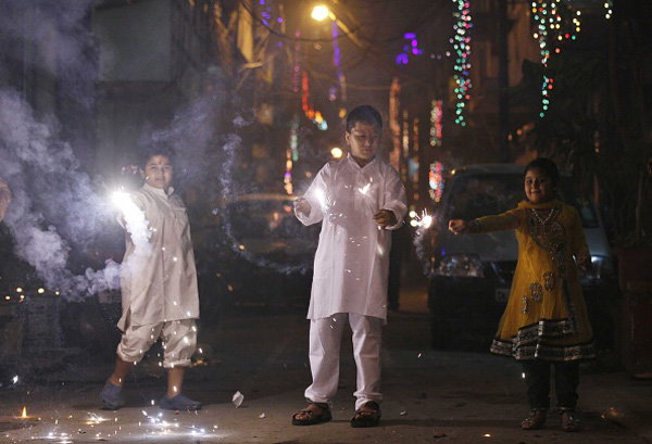 diwali/wire/Raj K Raj/Hindustan Times via Getty Images