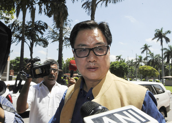 Rijiju/wire/Sonu Mehta/Hindustan Times via Getty Images