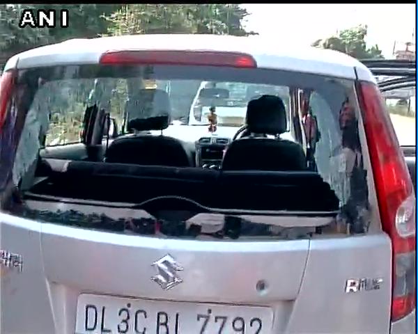 Car attack dadri/live embed/ANI