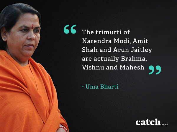 Uma Bharti on Modi