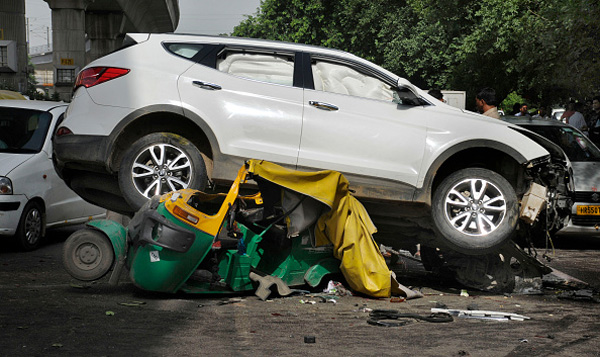 Road accident_Wire_Parveen Kumar/Hindustan Times via Getty Images