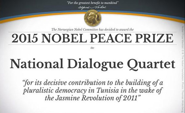 Nobel Peace Prize 2015_National Dialogue Quartet_Wire
