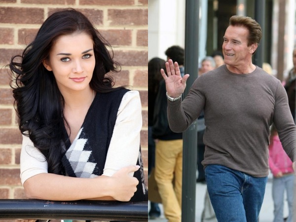 Amy Jackson and Arnold Schwarzenegger in Robot 2 